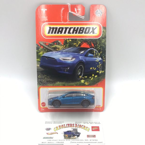 2022 matchbox  #53 Tesla Model X BB9 Discount