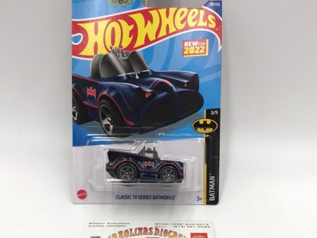 2022 hot wheels J case #78 Classic TV Series batmobile tooned dk. blue 117G Sale