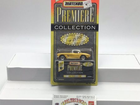 Matchbox Premiere series 3 ‘62 corvette yellow 5A5 Online Hot Sale