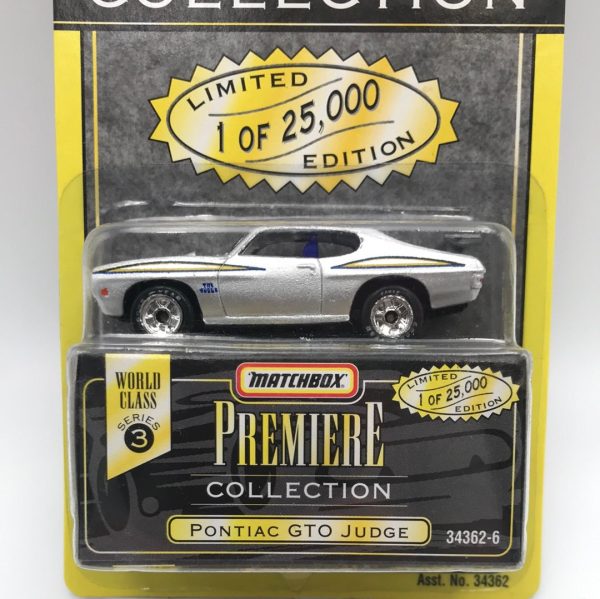 Matchbox Premiere series 3 Pontiac GTO Judge silver 173C Online now