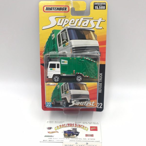 Matchbox Superfast #22 Refuse Truck HTF limited to 8,000 (S3) For Cheap