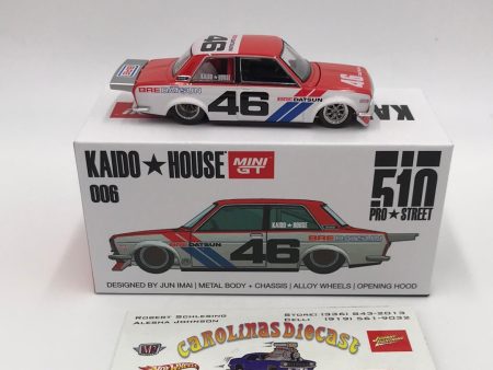 Mini GT Kaido House 1:64 510 Pro Street Bre version B 006 For Sale