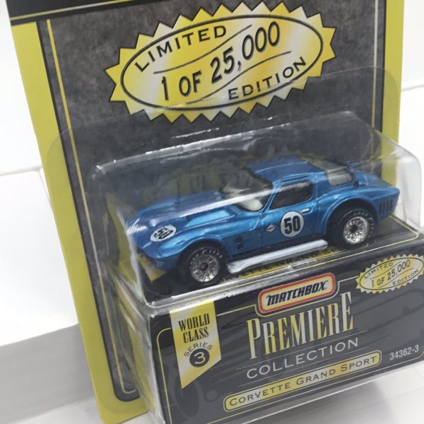 Matchbox Premiere series 3 Corvette Grand Sport blue 5A5 For Sale