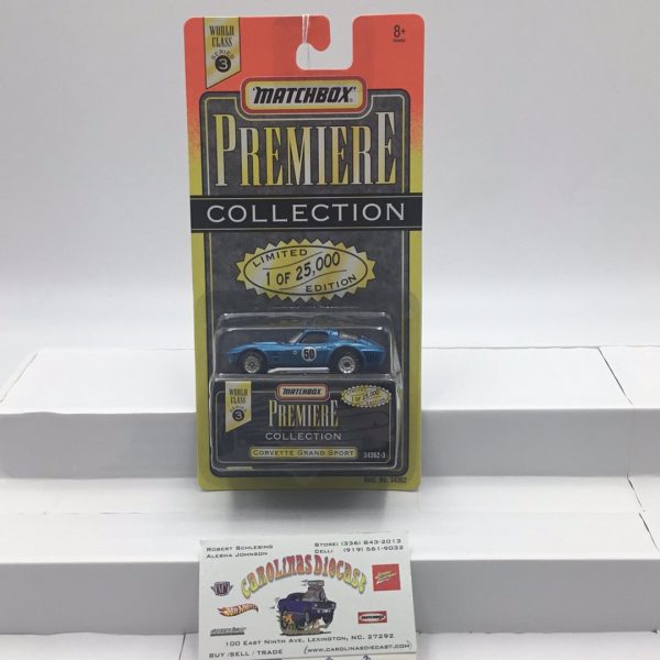 Matchbox Premiere series 3 Corvette Grand Sport blue 5A5 For Sale