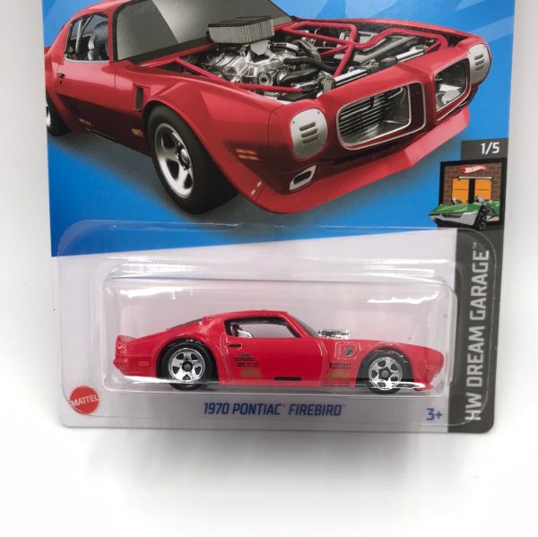 2022 hot wheels J case #1 1970 Pontiac Firebird red 36B Fashion