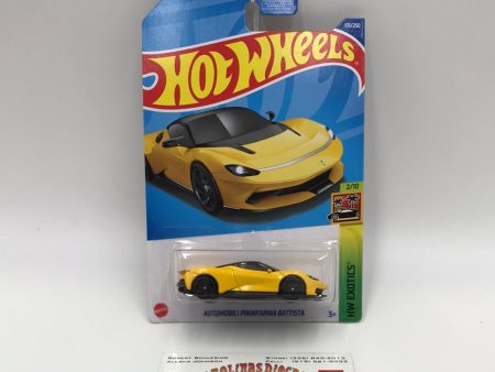 2022 hot wheels J case #171 Automobili Pinninfarina Battista 61C Hot on Sale