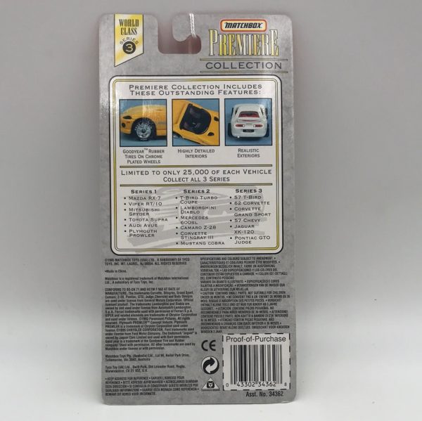 Matchbox Premiere series 3 Pontiac GTO Judge silver 173C Online now