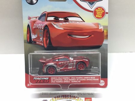 2021 Disney Pixar Cars Metal series Racing Red Racing Red Dinoco Cruz Ramirez Chase 139A Hot on Sale