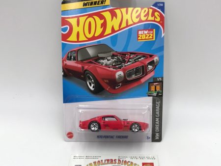 2022 hot wheels J case #1 1970 Pontiac Firebird red 36B Fashion