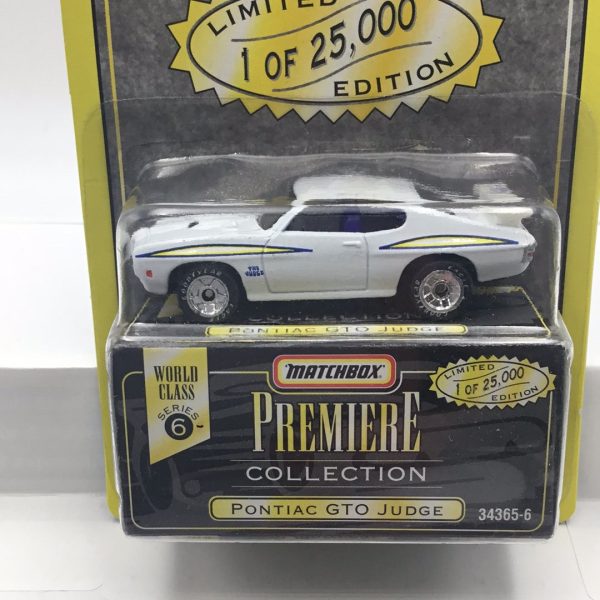 Matchbox Premiere series 6 Pontiac GTO Judge white 5B1 Supply