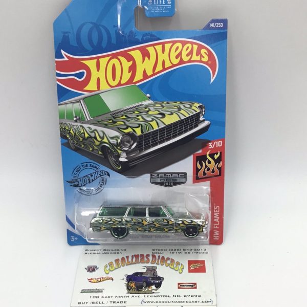 2020 Hot Wheels #141 Zamac ‘64 Chevy Nova Wagon #9 BB8 Discount