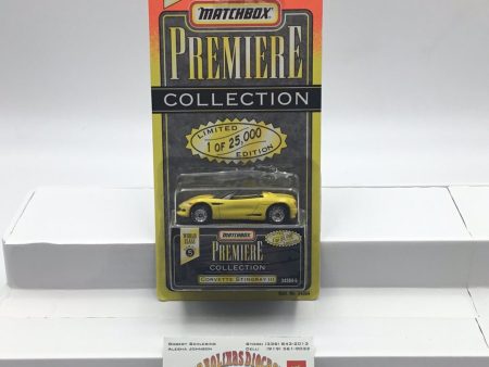 Matchbox Premiere series 5 Corvette Stingray III yellow 212B For Discount