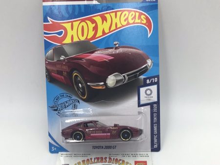 2020 hot wheels #184 Toyota 2000 GT Tokyo Maroon 91B Online Sale