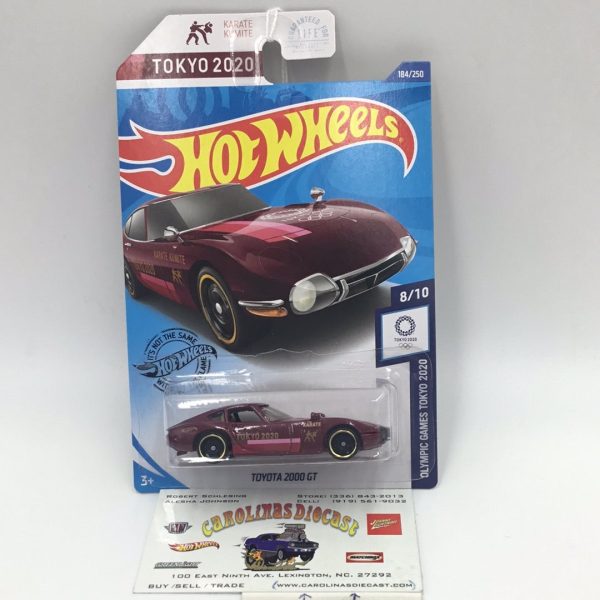 2020 hot wheels #184 Toyota 2000 GT Tokyo Maroon 91B Online Sale