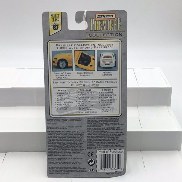 Matchbox Premiere series 3 ‘62 corvette yellow 5A5 Online Hot Sale