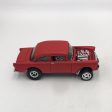 Hot wheels CUSTOM 55 Chevy bel air gasser flat red Real riders loose For Cheap