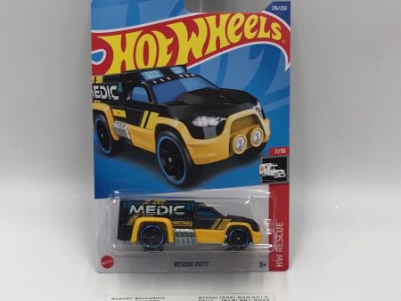 2022 hot wheels L M  case #216 Rescue Duty (AA4) Supply