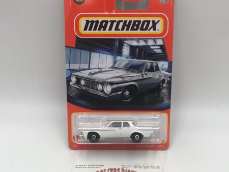 2022 matchbox  #54 1962 Plymouth Savoy white 60i For Cheap