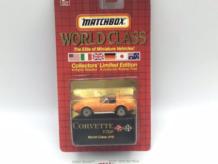 Matchbox World Class Collectors Limited Edition #19 Corvette T-Top orange 5C7 Hot on Sale