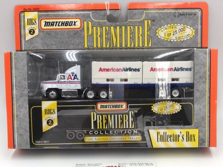 Matchbox Premiere Rigs series 2 FORD AEROMAX CONTAINERNER TRAILER AMERICAN AIRLINES Supply