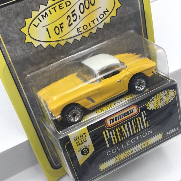 Matchbox Premiere series 3 ‘62 corvette yellow 5A5 Online Hot Sale