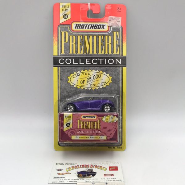 Matchbox Premiere series 14 Plymouth Prowler Purple 5B4 Supply