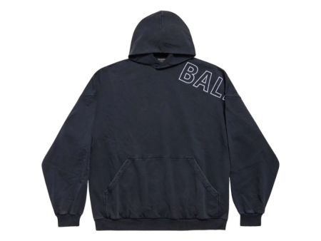 Hoodie Imprimé Black | Balenciaga Hot on Sale