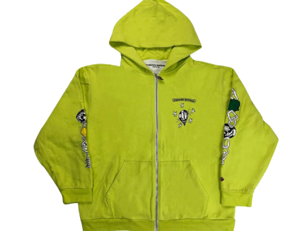 Zip Hoodie  Matty Boy Link  Lime Green  | Chrome Hearts Online now