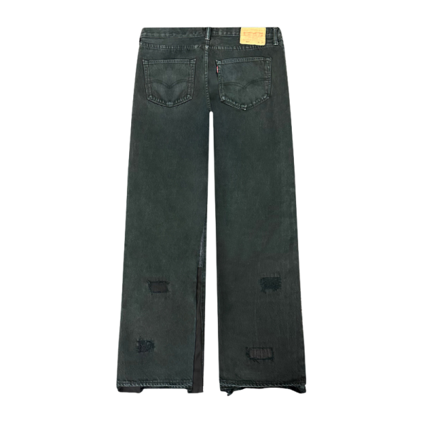 Jeans Worked Sashiko Distressed Denim #128 | Club D art Sauvage For Cheap