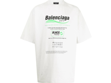 T-shirt Recycled White | Balenciaga Online Sale