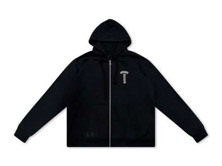 Zip Hoodie T Logo FU Shoulder  | Chrome Hearts Discount