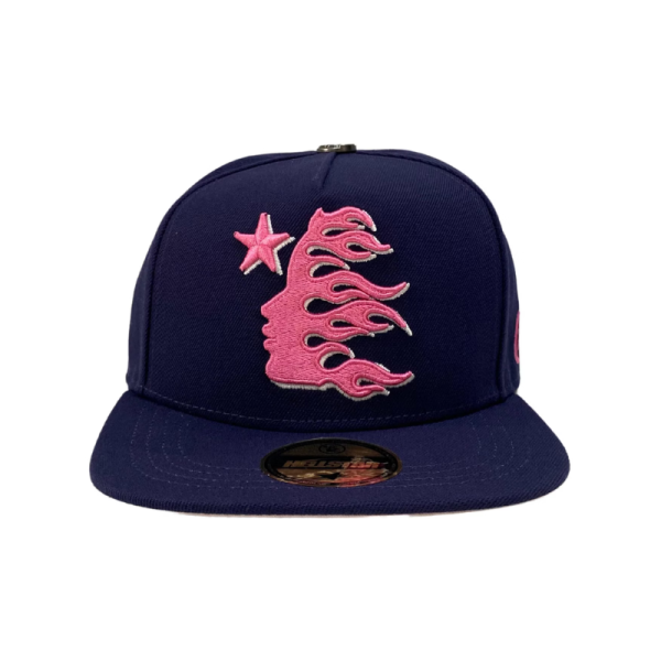 Cap SnapBack Navy Pink  | Hellstar Online Hot Sale