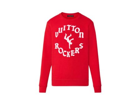 Crewneck LOUIS VUITTON Vuitton Rockers Red on Sale