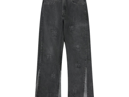 Jeans Worked Sashiko Distressed Denim #138 | Club D art Sauvage Online Sale