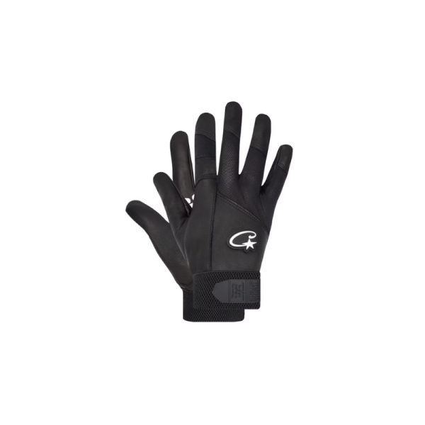 Corteiz Black Cstarz Leather Gloves Discount