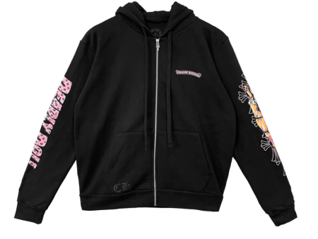 Zip Hoodie Deadly Doll Black | Chrome Hearts For Discount