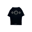 Chrome Hearts Black Cross Horseshoe Logo Tee (2) For Sale