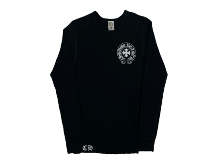 Chrome Hearts Black Horseshoe Cross Thermal Longsleeve Supply