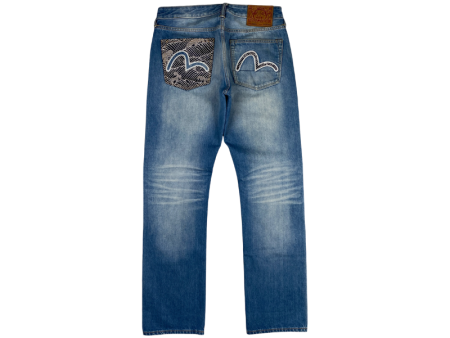 Jeans Blue Seagull | Evisu Online Sale