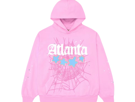 Hoodie SPIDER Atlanta Pink on Sale