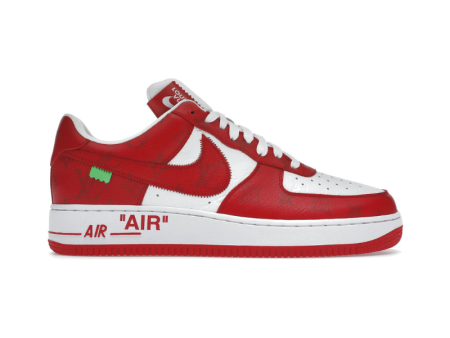 Low-top Air Force 1 White Red | Louis Vuitton x Off-White  x Nike Online Hot Sale