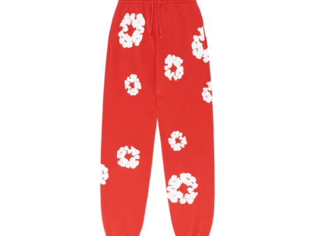 Joggers Cotton Wreath Red | Denim Tears Sale