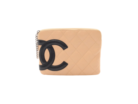 Pochette CHANEL beige Discount