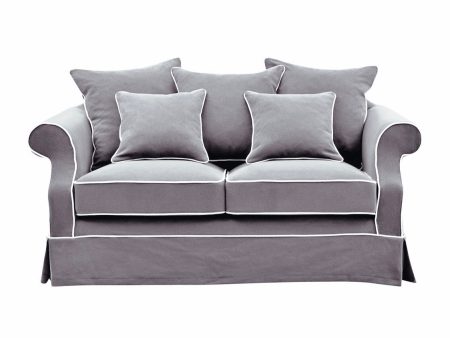 Ayla Hamptons 2 Seater Sofa Grey Online Hot Sale