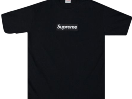 Tee SUPREME box logo black For Discount