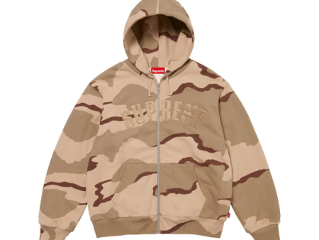 Zip Hoodie Arc Thermal Lined Zip Up Hooded Sweatshirt Desertcam | Supreme For Sale