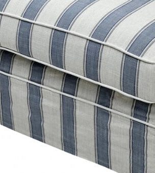 Ottoman Blue Stripe Fashion