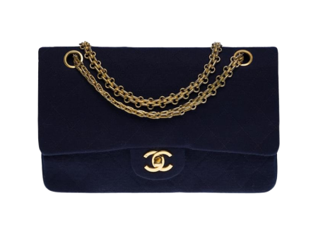 Sac a main CHANEL Timeless 25 cm Bleu Marine Online Hot Sale