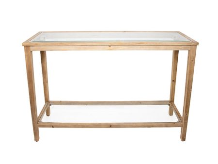 Yass Timber Double Shelf Console Online now