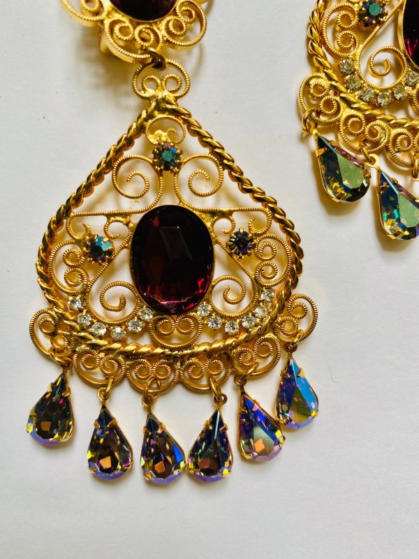 Juliana vintage chandelier earrings Online Sale